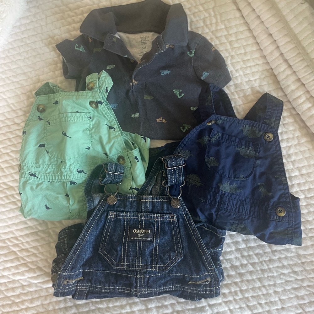 BABY BOY SIZE 6 MONTHS ONCE PIECE OUTFITS